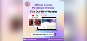 Read more about the article Renowned Famous Digital Marketer Jitender Goswami Launches Innovative YouTube Monetization Services Website